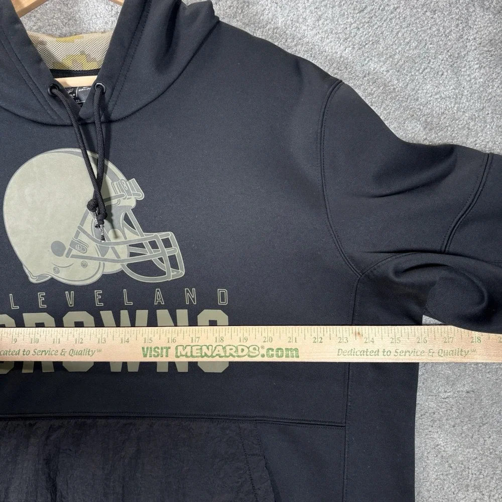 Nike Cleveland Browns Hoodie Sweatshirt Mens XL Salute To Service Team Issued